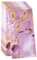sourcing map 10pcs Peel and Stick Wall Panels 23.6 x 11.8 Skin Feel Brick Wallpapers (19.4 Sq. Ft. / 1.8 Sq.m. Coverage) Marble Tiles Adhesive Backsplash, Pink Gold Wire