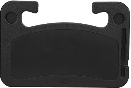 Ldafava Car Steering Wheel Desk Portable Sturdy Travel Work Table Notebook Laptop Tablet Holder Auto Food Tray For Office Lunch Writing Applicable To Most Models Black ABS 16.5 x 11.0