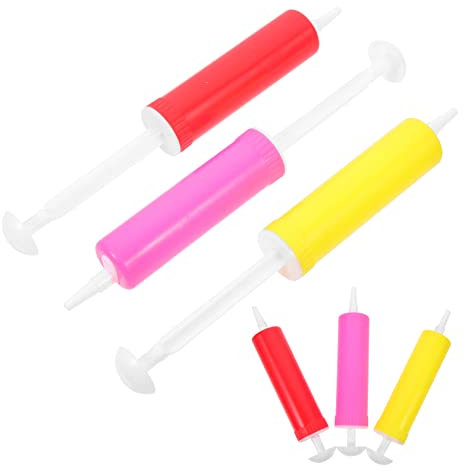 HEALSOPTHY 10 Piezas Bomba Manual de Aire Globos de Inflador Portátil y Resistente Fiestas y Celebraciones