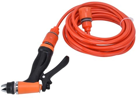 OEBUAFI Nettoyeur Haute Pression 12 V, Machine à Laver de Voiture Portable 72 W avec Pompe Intelligente et Design Compact, pour la Maison, Le Jardin, Les Véhicules, Le Bain des Animaux