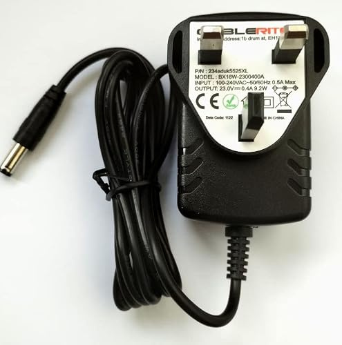 SPEAR & JACKSON 18v Cordless Hedge Trimmer 23V Power Supply Adapter