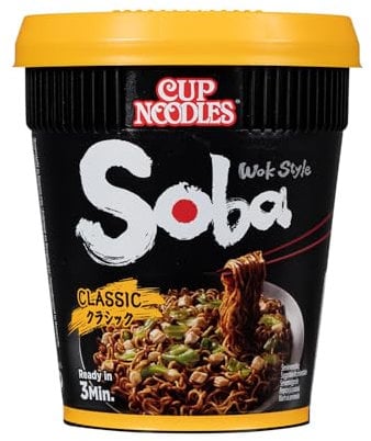 NISSIN Soba Classic Instant Nudelbecher 8x90g