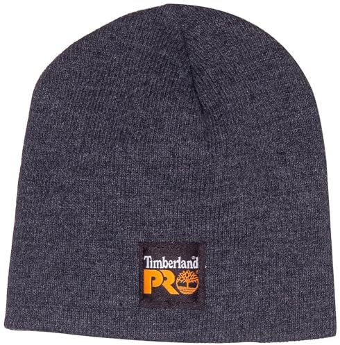 Timberland PRO Herren Beanie Strickmütze, Dunkelgrau meliert, Einheitsgröße
