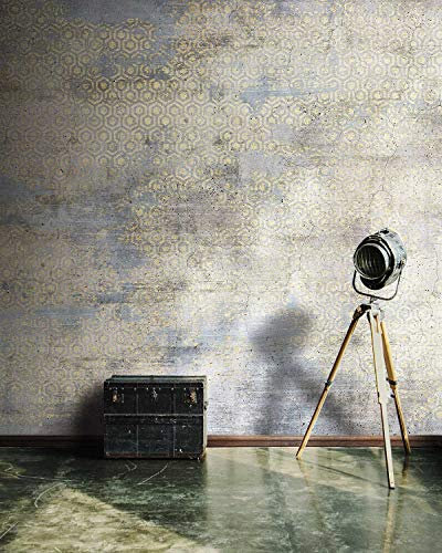 Modern industrial wallpaper L - 456x300cm grey