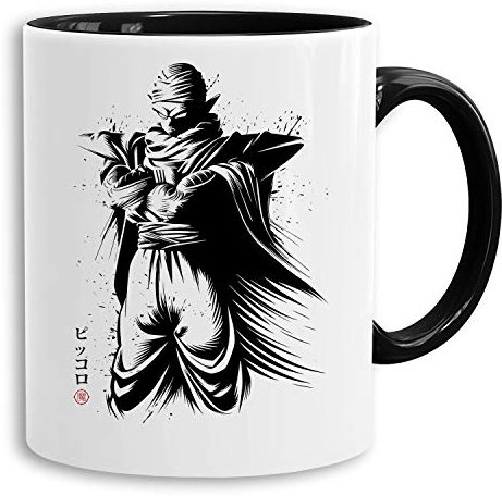 Piccolo - vaso cafetera regalo Mug Son Ruffy Luffy Zoro Saitama One Dragon Master Goku Ball Vegeta Roshi Piece Db, Farbe2:Blanco