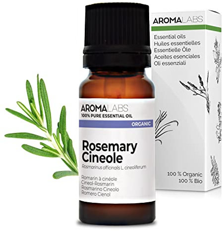 Aroma Labs - Rosmarino Cineolo BIO - Olio Essenziale Chemiotipizato e Certificato AB - 10 mL