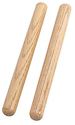 Alnicov 1 paire de bâtons de rythme baguettes de bouleau enfant enfants jouet musical cadeau pièces d'instruments à Percussion et accessoires