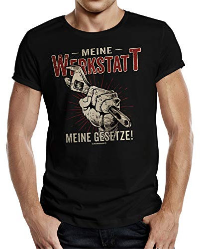 T-Shirt für Schrauber - Meine Werkstatt Meine Gesetze L Nr.6428