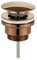Kibath L480671 Valvola Clic Clac Universale Oro Rosa. Scarico Push-up per lavabo e bidet. Dado da 1 1/4. Realizzato in ottone
