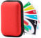 GORILLAPLANET Travel Carrying Case Compatible for UNO Card Games - Hard Waterproof Anti-Scratch Case