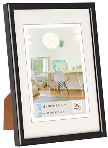 walther design Cadre photo walther design noir 29,7 x 42 cm (DIN A3) avec verre d’art, cadre en plastique New Lifestyle KVX342B