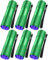LEAGY Lot de 6 Torches de Lampe de Poche UV À LumiÈRe Noire Ultraviolette 9 LED Pour L'extÉRieur Etc. (Vert)