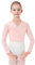 PLIKSUVER Ballett Wickeljacke Mädchen Langarm Gymnastik Tanz Ballettjacke Baumwoll Ballett Strickjacke für Mädchen Damen