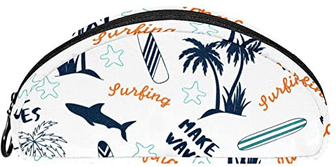 JDEZ Mäppchen Haifisch-Skateboard-Muster Stiftetui Schreibwarentaschenhalter für die Schule