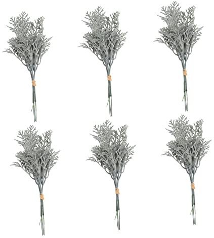 HONMEET 6 Stück Künstlicher Blumenzweig Aus Seidenstoff Nachahmung Blume Zweig Für Home Deko Fotografie Requisiten Graduation Geschenk Innen- Und Außenbereich