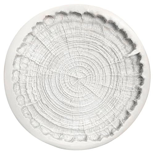 EXCEART Souche D'arbre Gâteau Fondant Moule Silicone Chocolat Bonbons Écorce De Bois Sugarcraft Croûte À Forêt Thème Cuisson Outil Polymère Argile
