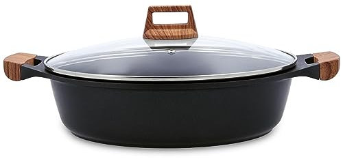 Quid Karbon Tartera Aluminio Fundido 32cm Negro