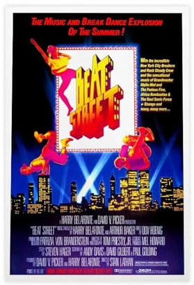 EYEZER Beat Street – Filmposter auf Leinwand, Poster, Wandkunst, Dekor, Bild, Gemälde für Wohnzimmer, Schlafzimmer, Dekoration, ungerahmt, 30 x 45 cm