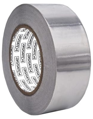 Kstar Aluminium Klebeband, Alu Klebeband Hitzebeständig zum Abdichten, Reparieren & Isolieren von Metalloberflächen, Rohrleitungen. Aluband Breite und Länge wählbar (48mm x 45m 1 Stück)