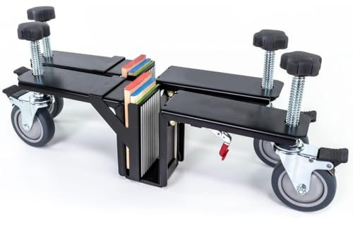 Door Installation Kit, Heavy Duty Door Installation Tool 500lbs Capacity Door Board Lifter Dolly for Up to 2 1/4 Inch Thick Doors for Commercial & Residential Use