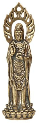 Proypiax Quan Yin Statue, Stehend, Kwan Yin Göttin Der Barmherzigkeit Und Mitgefühl Guan Yin Statue, Quan Yin, Kwan Yin, Kuan Yin, Mutter Buddha, Super -Figuren Aus Reinem Kupfer