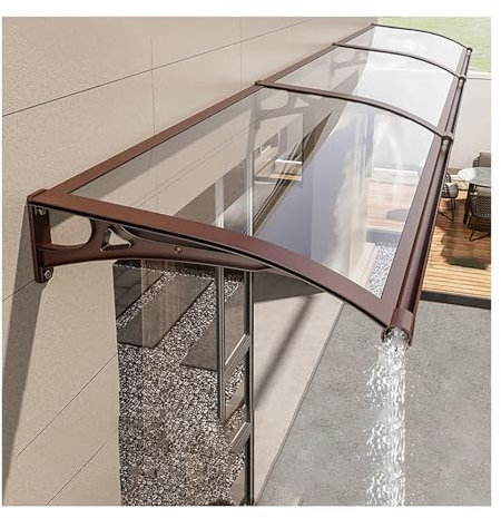 Tenda da sole trasparente impermeabile con finestra per lavandino, resistente alle intemperie (120 cm x 240 cm)