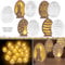 TZEKING Silikonformen Gießformen Ostern,6 Stück 3D Osterhase Silikonform+20 Stück LED Ballons Lichter,Gipsformen zum Gießen,DIY Hasenform für Ostern,Silikonformen Gießformen,Duftkerzen Handarbeit