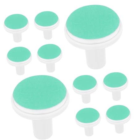 Healeved Electric Grinding Heads Replacement Pads Nail Trimmer Pads Set Safe Gentle Nail Care for Boys and Girls