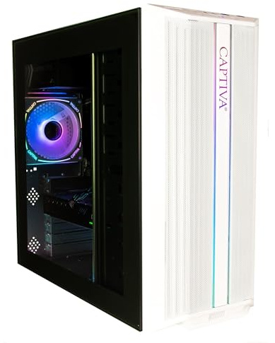Captiva PC Entry Gaming I10-0615 | Intel Core i5 14400F | 32GB DDR4 RAM | NVIDIA GeForce RTX 5060 8GB | 500 GB SSD | 4 TB HDD | Windows 11 Home