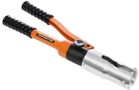Pince À Sertir Hydraulique Cuivre, Outil Sertissage Plomberie, Cr40 Acier | Cr40 Acier Et Aluminium, Moules M12-M28 Interchangeables, Mallette, Poignée Ergonomique, 10T Force, Rotation 360°, Cuivre