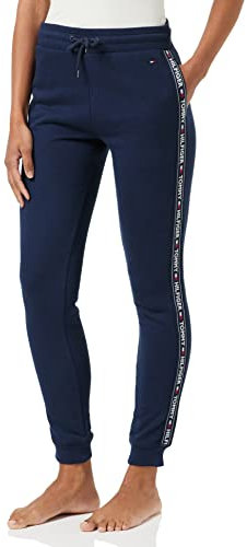 Tommy Hilfiger Pantalon De Jogging Femme Sweatpants Long, Bleu (Navy Blazer), XS