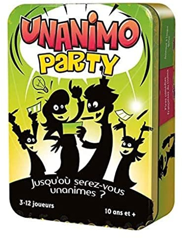 Asmodee Cocktail Games | Unanimo: Party | Gesellschaftsspiel | Ab 10 Jahren | 3-12 Spieler | 20 Minuten