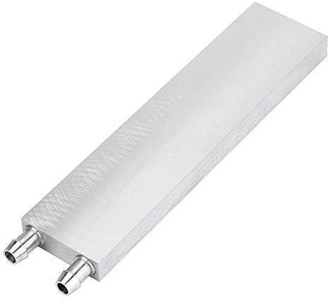 Radiatore CPU in Alluminio, Blocco di Raffreddamento ad Acqua Dissipatore di Calore per dissipatore di Calore per PC Portatile(40 * 160 * 12mm)