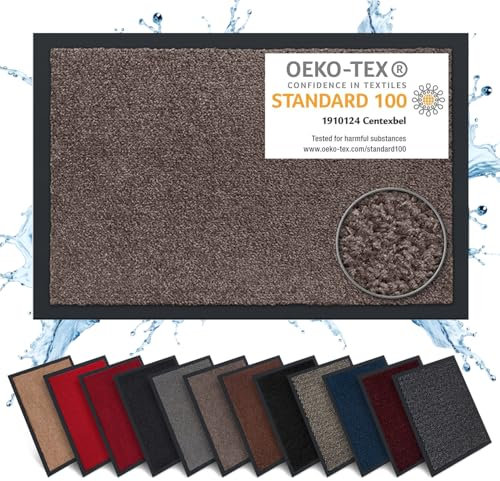Carpet Diem Zerbino 60 x 90 cm - Tappeto ingresso antisporco - Interno ed Zerbino da Esterno, Tappetino antiscivolo per Porta, Tappeto antisporco per Porta d Ingresso - Talpa
