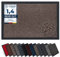 Carpet Diem Fußmatte, einfach sauber I Schmutzfangmatte Eingangsbereich - Fussmatte Innen & Außen, rutschfeste Türmatte, Schmutzfang Teppich für Haustür I Fußabtreter in Taupe 60x90 cm