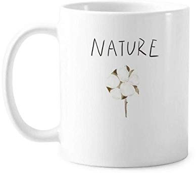 Tazza per dipingere l’isola dei fiori, in ceramica bianca, con manico in ceramica, 12 oz