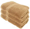 Julie Julsen Bio Duschtuch-Set 3 STK. 70x140 Pastell Braun 100% Baumwolle Frotte 550g/m²
