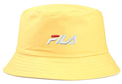 Fila Unisex Speed Logo Cotton Twill Fashion Bucket Hat (Yellow)