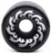 Hoirpeory 1 x Skateboard-Räder, 70 mm, 82 A, PU, 70 x 51 mm, professionelle mattierte Räder für Longboard und Cruiser, schwarz