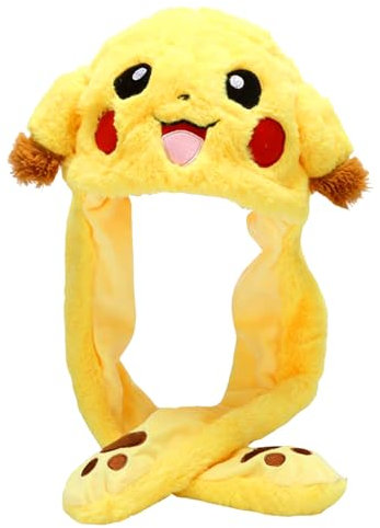 YeahBoom Beweglicher Ohr-Kaninchen-Hut,Hasen Mütze,Plüsch Bunny Ohren,Hasen Mütze mit Beweglichen Ohren,Lustiger Hut für Erwachsene Kinder,für Weihnachtsfeier Fasching,Cosplay