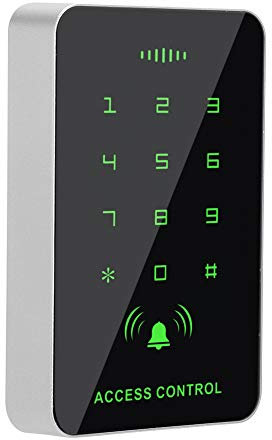 Door Access Control System, Password Keypad Door Lock, Access Control Card Reader Password With 5 Key Tag, Door Entry Control System for Office/Factory