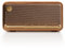 Edifier Altoparlante Bluetooth in legno retrò, altoparlanti portatili wireless con suono stereo da 20 W, altoparlante decorativo vintage con AUX, scheda audio USB, micro SD, marrone