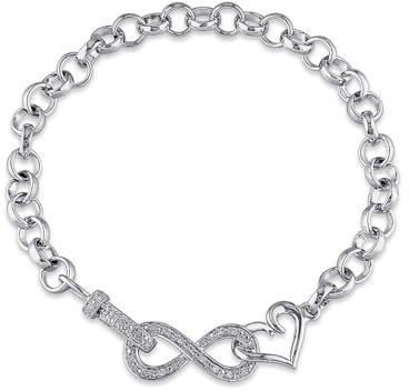 Lovilion Armband für Damen mit Exklusive Karte mit Botschaft von Mutter zu Tochter | LILLIA_CRYSTALBRACELET