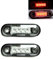 MelTruck® 2x Rote LED Umrissleuchte Begrenzungsleuchte Positionsleuchte 12V 24V PKW LKW Anhänger