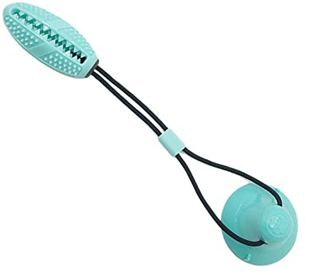 Rurunklee Jouet à ventouse pour chien, jouet à mâcher pour animal domestique | Jouet à mâcher pour chiot - Distributeur de friandises pour chiot - Multifonctionnel et - Jouet pour les