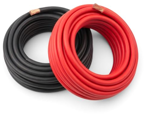 Hi-Flex Battery Cable 70mm² 485A Automotive Starter Inverter (Black, 2m) | Flexible copper, PVC insulated, solar & leisure, marine & boat, welding cable, 12V & 24V, off-grid, campervan