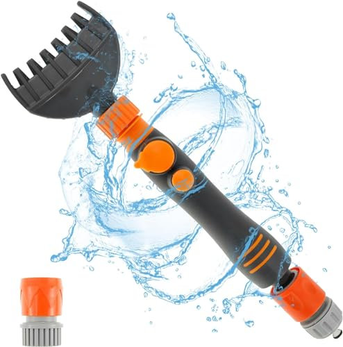 Nettoyeur de filtre à cartouche de piscine, nettoyeur de filtre de piscine, outil de nettoyage de filtre à eau pour jacuzzi, spa, outil de nettoyage de filtre à eau 7 puissants peignes Aqua Jet