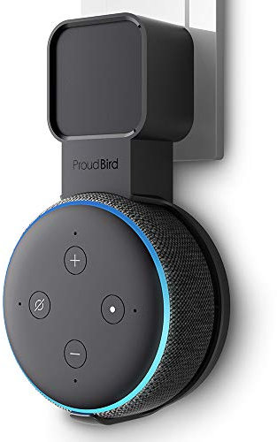 P5+ Halterung Wandhalterung Ständer für Dot (3. Gen.), Eine Platzsparende Lösung für Smart Home Lautsprecher, Speaker Zubehör Halterung mit Kabelanordnung, Keine Unordentlichen Drähte (Anthrazit)