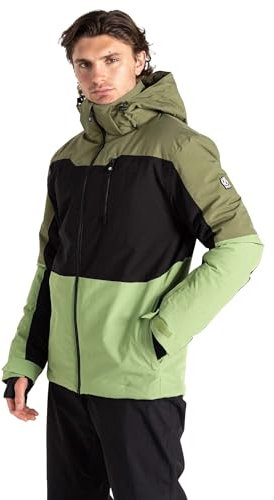 Dare2b Herren Mens Edge Ii Jacket Skijacke, Olivingrün, Schwarz, M