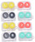 minkissy 8pcs Lens Holder Travel Material Cleaning Case Box for Compact and Portable Storage for Daily Use and Outdoor Activities